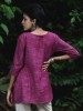 Purple Kantha Work Tunic