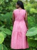 Pink  Tiered Dress